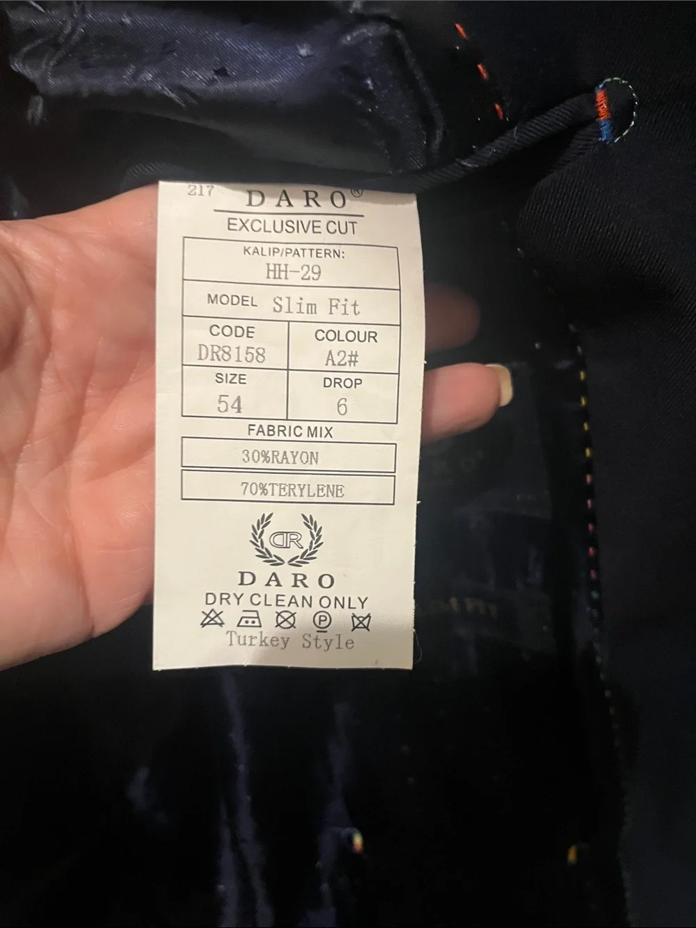 Classic Navy Men's Blazer - Tailored Single-Breast Jacket